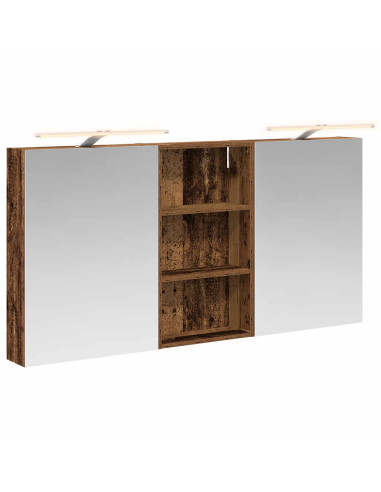 Set di Armadi da Bagno con lo scaffale 3 pcs 140 x 14,5 x 70 cm