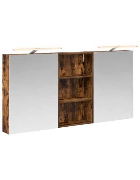 Set di Armadi da Bagno con lo scaffale 3 pcs 140 x 14,5 x 70 cm