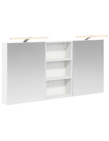 Set di Armadi da Bagno con lo scaffale 3 pcs 140 x 14,5 x 70 cm