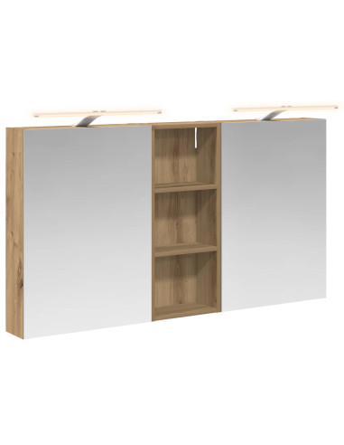 Set di Armadi da Bagno con lo scaffale 3 pcs 130 x 14,5 x 70 cm