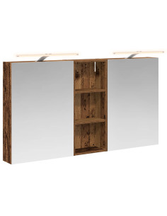 Set di Armadi da Bagno con lo scaffale 3 pcs 130 x 14,5 x 70 cm