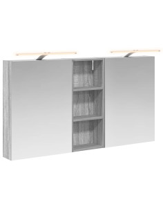 Set di Armadi da Bagno con lo scaffale 3 pcs 130 x 14,5 x 70 cm