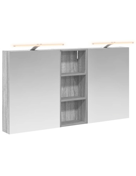 Set di Armadi da Bagno con lo scaffale 3 pcs 130 x 14,5 x 70 cm