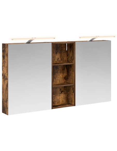 Set di Armadi da Bagno con lo scaffale 3 pcs 130 x 14,5 x 70 cm