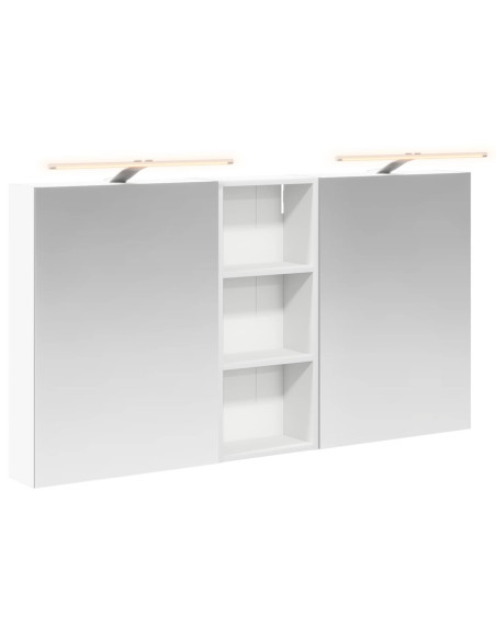 Set di Armadi da Bagno con lo scaffale 3 pcs 130 x 14,5 x 70 cm