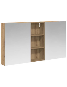 Set di Armadi da Bagno con lo scaffale 3 pcs 130 x 14,5 x 70 cm