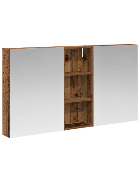 Set di Armadi da Bagno con lo scaffale 3 pcs 130 x 14,5 x 70 cm