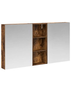 Set di Armadi da Bagno con lo scaffale 3 pcs 130 x 14,5 x 70 cm