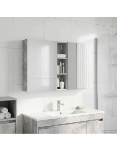 Set di Armadi da Bagno con lo scaffale 3 pcs 120 x 14,5 x 70 cm