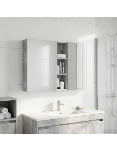 Set di Armadi da Bagno con lo scaffale 3 pcs 120 x 14,5 x 70 cm