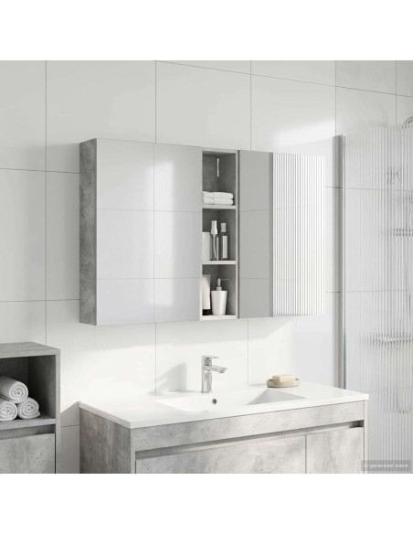 Set di Armadi da Bagno con lo scaffale 3 pcs 120 x 14,5 x 70 cm