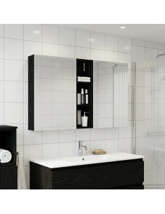 Set di Armadi da Bagno con lo scaffale 3 pcs 120 x 14,5 x 70 cm