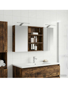 Set di Armadi da Bagno con lo scaffale 3 pcs 100 x 10,5 x 50 cm