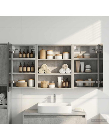 Set di Armadi da Bagno con lo scaffale 3 pcs 100 x 10,5 x 50 cm