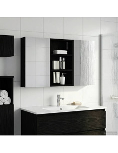 Set di Armadi da Bagno con lo scaffale 3 pcs 90 x 10,5 x 50 cm