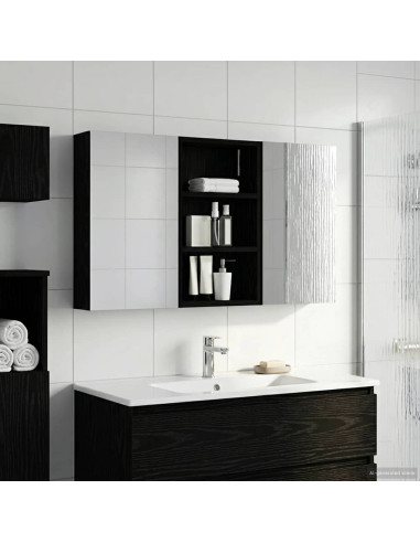 Set di Armadi da Bagno con lo scaffale 3 pcs 90 x 10,5 x 50 cm
