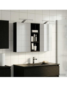 Set di Armadi da Bagno con lo scaffale 3 pcs 80 x 10,5 x 50 cm