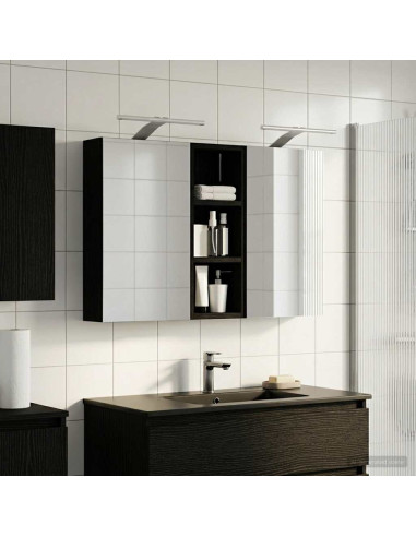 Set di Armadi da Bagno con lo scaffale 3 pcs 80 x 10,5 x 50 cm