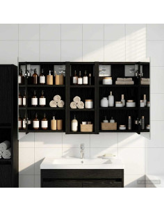 Set di Armadi da Bagno con lo scaffale 3 pcs 80 x 10,5 x 50 cm