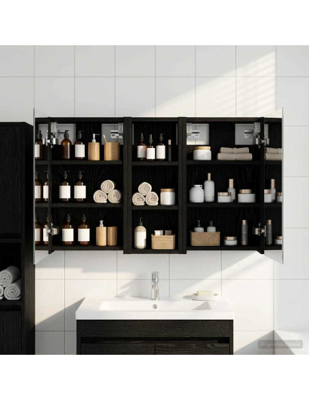 Set di Armadi da Bagno con lo scaffale 3 pcs 80 x 10,5 x 50 cm