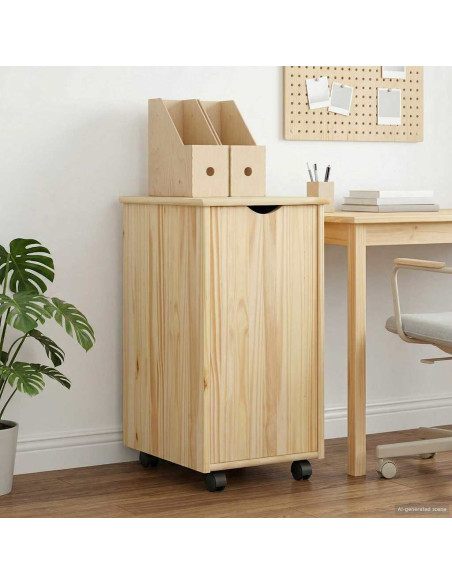 Mobile con Ruote con ruota Marrone 34 x 39 x 65,5 cm