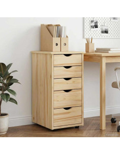 Armadietto Marrone 34 x 39 x 61,5 cm Legno di Pino Massello