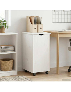 Mobile con Ruote con ruota Bianco 34 x 39 x 65,5 cm