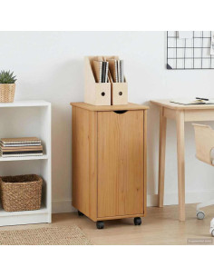 Mobile con Ruote con ruota Marrone miele 34 x 39 x 65,5 cm