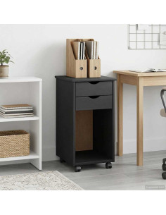 Mobile con Ruote con ruota Grigio 34 x 39 x 65,5 cm