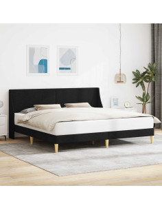 Struttura del letto con testiera piastre di collegamento