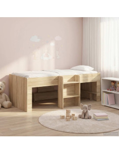 Struttura letto loft per bambini con scala Sonoma 90 x 200 cm