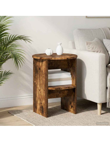 Mobile laterale Quercia Affumicata Ø40 x 50 cm