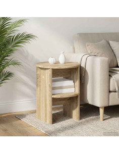 Mobile laterale 2 pcs Rovere Sonoma Ø40 x 50 cm