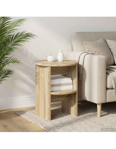 Mobile laterale 2 pcs Rovere Sonoma Ø40 x 50 cm
