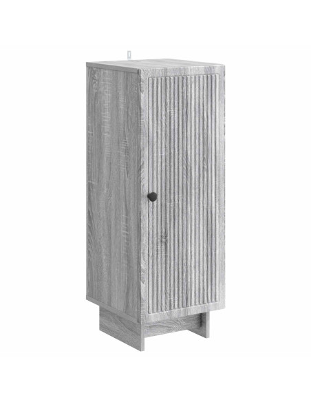 Armadietto Sonoma grigia 33 x 34,5 x 90 cm Legno ingegnerizzato