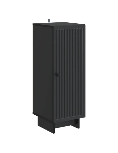 Armadietto Nero 33 x 34,5 x 90 cm Legno ingegnerizzato