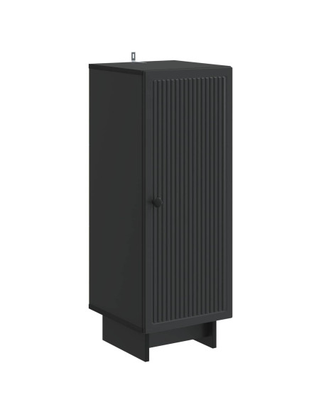 Armadietto Nero 33 x 34,5 x 90 cm Legno ingegnerizzato