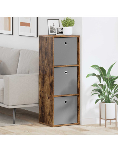 Credenza con cassetto Rovere fumé 35 x 32 x 99,5 cm