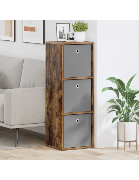 Credenza con cassetto Rovere fumé 35 x 32 x 99,5 cm