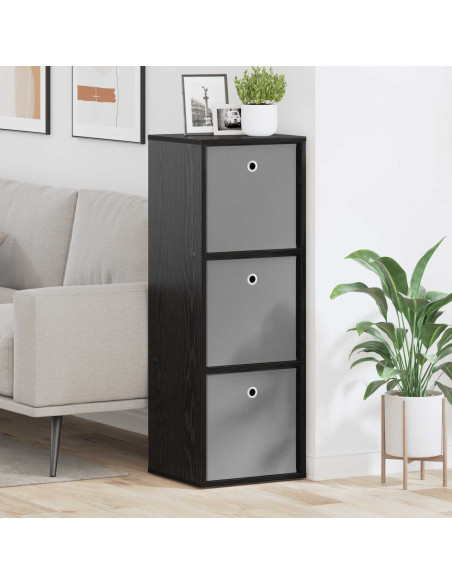 Credenza con cassetto Rovere Nero 35 x 32 x 99,5 cm