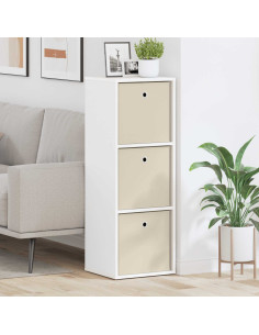 Credenza con cassetto Bianco 35 x 32 x 99,5 cm