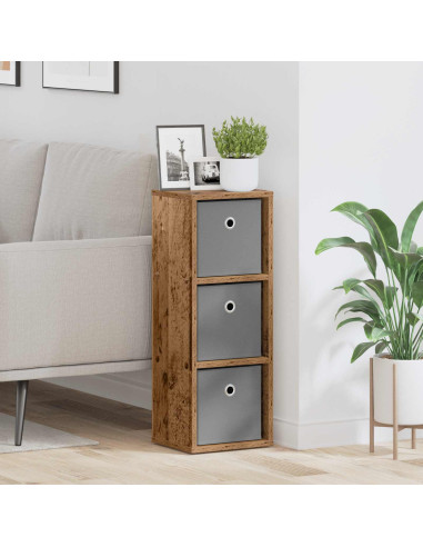 Credenza con cassetto Legno vecchio 25,5 x 22 x 69,5 cm