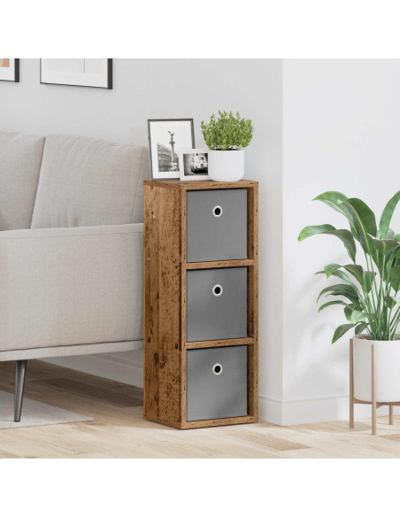 Credenza con cassetto Legno vecchio 25,5 x 22 x 69,5 cm