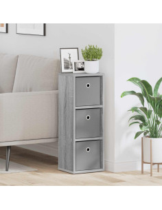 Credenza con cassetto Grigio Sonoma 25,5 x 22 x 69,5 cm