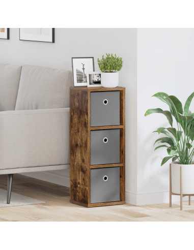 Credenza con cassetto Rovere fumé 25,5 x 22 x 69,5 cm