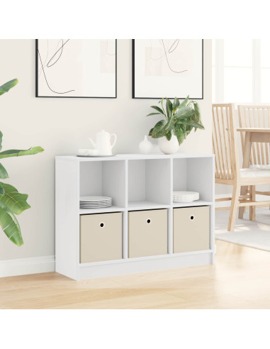 Credenza con cassetto Bianco 88,5 x 27,5 x 63,5 cm