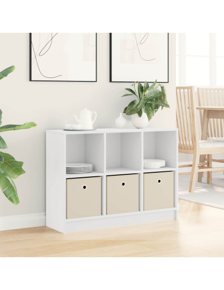 Credenza con cassetto Bianco 88,5 x 27,5 x 63,5 cm