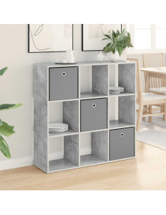 Credenza con cassetto Grigio cemento 102 x 31 x 99,5 cm