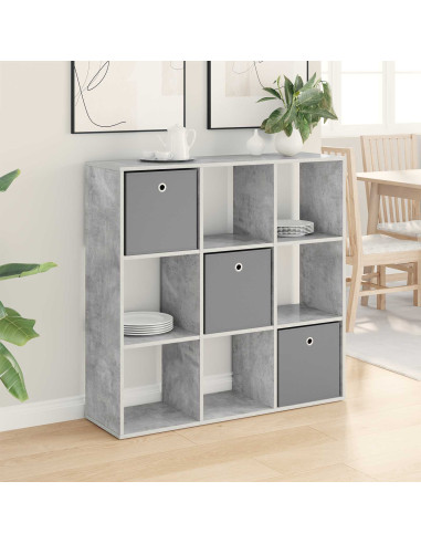 Credenza con cassetto Grigio cemento 102 x 31 x 99,5 cm