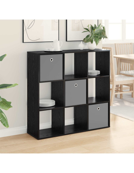 Credenza con cassetto Rovere Nero 102 x 31 x 99,5 cm